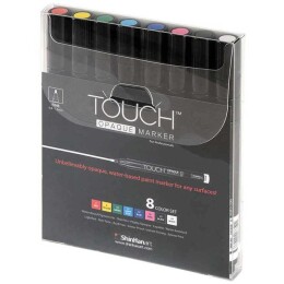Touch Opaque Marker Su Bazlı Akrilik Boyama Markörü Kalemi Seti 8 Renk Fine Uç (0.8-1.3 mm) - ShinHan Art