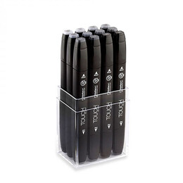 Touch Twin Marker Seti 12 Renk SOĞUK GRİLER - ShinHan Art