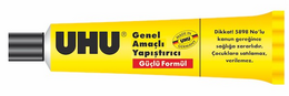Uhu Genel Amaçlı Sıvı Yapıştırıcı 90 ml. Solventli - Uhu