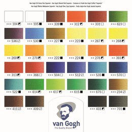 Van Gogh Superior Box Seçkin Yağlı Boya Seti Ahşap Kutulu - 4