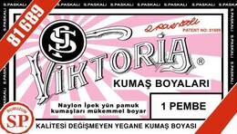 Viktoria Toz Kumaş Boyası 1 PEMBE - Viktoria