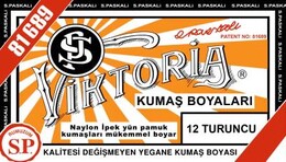 Viktoria Toz Kumaş Boyası 12 TURUNCU - Viktoria