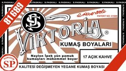 Viktoria Toz Kumaş Boyası 17 AÇIK KAHVE - Viktoria