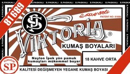 Viktoria Toz Kumaş Boyası 18 KAHVE ORTA - Viktoria