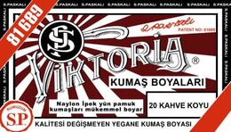 Viktoria Toz Kumaş Boyası 20 KAHVE KOYU - Viktoria