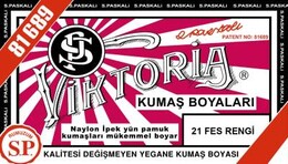 Viktoria Toz Kumaş Boyası 21 FES RENGİ - Viktoria