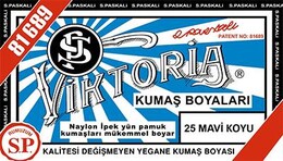 Viktoria Toz Kumaş Boyası 25 MAVİ KOYU - Viktoria