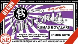Viktoria Toz Kumaş Boyası 27 MOR KOYU - Viktoria