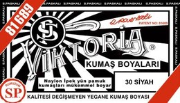 Viktoria Toz Kumaş Boyası 30 SİYAH - Viktoria