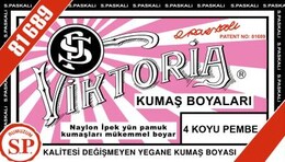Viktoria Toz Kumaş Boyası 4 KOYU PEMBE - Viktoria