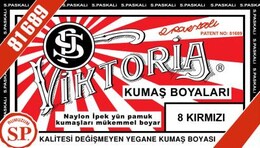 Viktoria Toz Kumaş Boyası 8 KIRMIZI - Viktoria