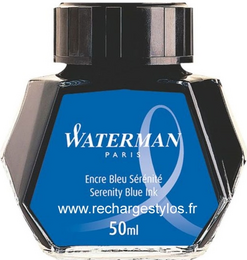 Waterman Dolma Kalem Mürekkebi 50 ml. MAVİ - Waterman