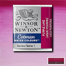 Winsor & Newton Cotman Yarım Tablet Sulu Boya 544 Purple Lake - 1