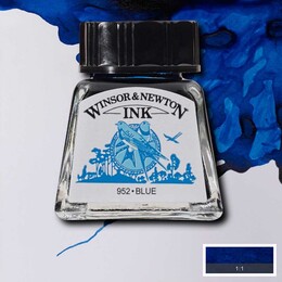 Winsor & Newton Drawing Ink Çizim Mürekkebi 14 ml. 032 Blue - Winsor & Newton