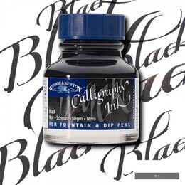 Winsor & Newton Kaligrafi Mürekkebi 30 ml. 030 BLACK - Winsor & Newton