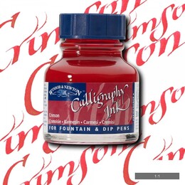 Winsor & Newton Kaligrafi Mürekkebi 30 ml. 203 CRIMSON - Winsor & Newton