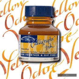 Winsor & Newton Kaligrafi Mürekkebi 30 ml. 744 YELLOW OCHRE - Winsor & Newton