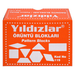 Yıldızlar Plastik Örüntü Blokları - Yıldızlar