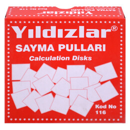 Yıldızlar Plastik Sayma Pulları - Yıldızlar