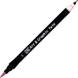 Zig Art & Graphic Twin Marker Çizim Kalemi 200 Pastel Magenta - Zig
