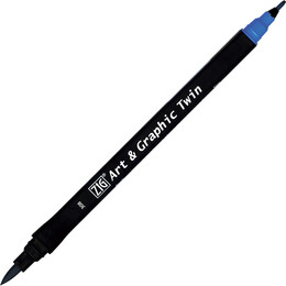 Zig Art & Graphic Twin Marker Çizim Kalemi 308 Pale Cyan - Zig