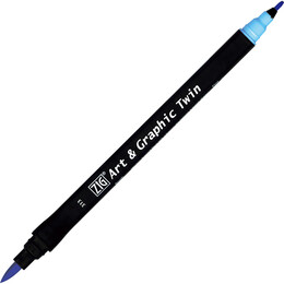 Zig Art & Graphic Twin Marker Çizim Kalemi 313 Aqua - Zig