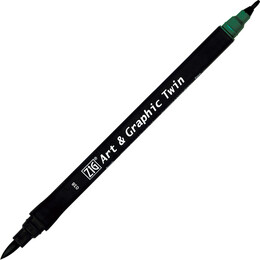 Zig Art & Graphic Twin Marker Çizim Kalemi 38 Sea Green - Zig