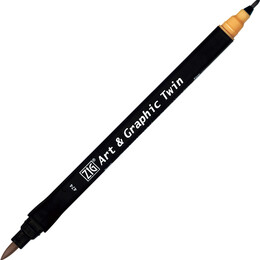 Zig Art & Graphic Twin Marker Çizim Kalemi 474 Dark Beige - Zig