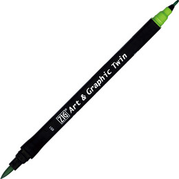 Zig Art & Graphic Twin Marker Çizim Kalemi 51 Light Green - Zig