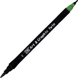 Zig Art & Graphic Twin Marker Çizim Kalemi 55 Green Earth - Zig