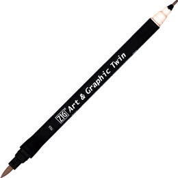 Zig Art & Graphic Twin Marker Çizim Kalemi 703 Rose Wood - Zig