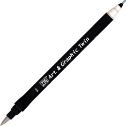 Zig Art & Graphic Twin Marker Çizim Kalemi 800 Cool Grey 1 - Zig