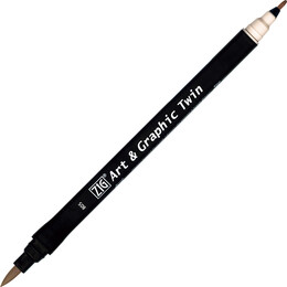 Zig Art & Graphic Twin Marker Çizim Kalemi 805 Warm Grey 5 - Zig