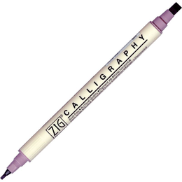 Zig Calligraphy Çift Uçlu Kaligrafi Kalemi 2 mm. + 5 mm. 804 Plum Mist - Zig