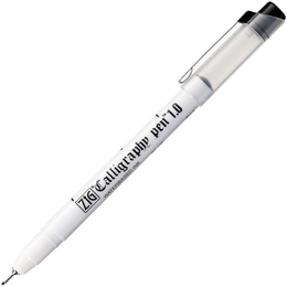 Zig Calligraphy Pen Arabic Yan Kesik Kaligrafi Kalemi 1.0 mm. Siyah - Zig