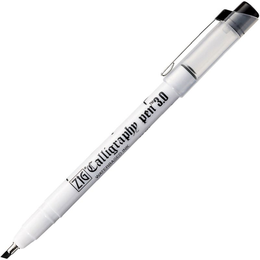 Zig Calligraphy Pen Arabic Yan Kesik Kaligrafi Kalemi 3.0 mm. Siyah - 1