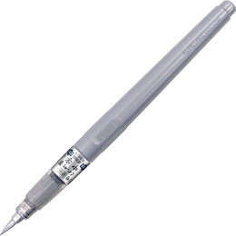 Zig Chu-Ji Doldurulabilir Brush Pen Fırça Uçlu Kalem SILVER - Zig