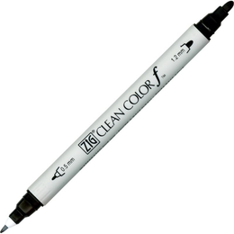 Zig Clean Color f Çift Uçlu Kalem 010 Black - Zig