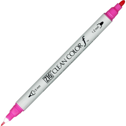 Zig Clean Color f Çift Uçlu Kalem 025 Pink - Zig