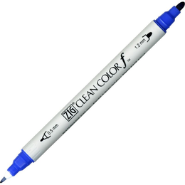 Zig Clean Color f Çift Uçlu Kalem 030 Blue - Zig