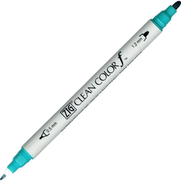 Zig Clean Color f Çift Uçlu Kalem 042 Turquoise Green - Zig