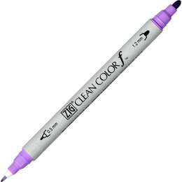 Zig Clean Color f Çift Uçlu Kalem 081 Light Violet - Zig