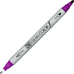 Zig Clean Color f Çift Uçlu Kalem 082 Purple - Zig