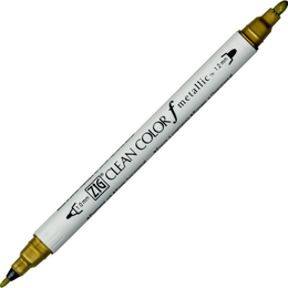 Zig Clean Color f Çift Uçlu Kalem 101 Metallic Gold - Zig
