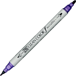 Zig Clean Color f Çift Uçlu Kalem 124 Metallic Violet - Zig