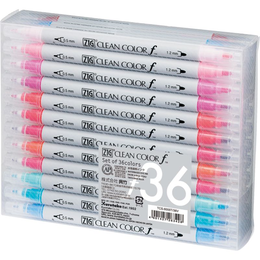 Zig Clean Color f Çift Uçlu Kalem Seti 36 Renk - Zig