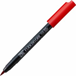 Zig Fudebiyori Brush Pen Fırça Uçlu Kalem 22 CARMINE RED - Zig