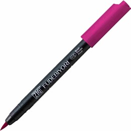 Zig Fudebiyori Brush Pen Fırça Uçlu Kalem 27 DARK PINK - Zig