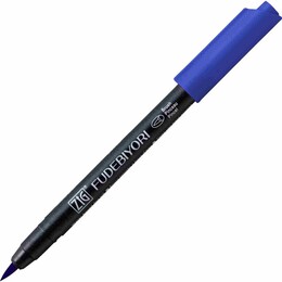 Zig Fudebiyori Brush Pen Fırça Uçlu Kalem 30 BLUE - Zig