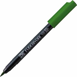 Zig Fudebiyori Brush Pen Fırça Uçlu Kalem 44 DEEP GREEN - Zig